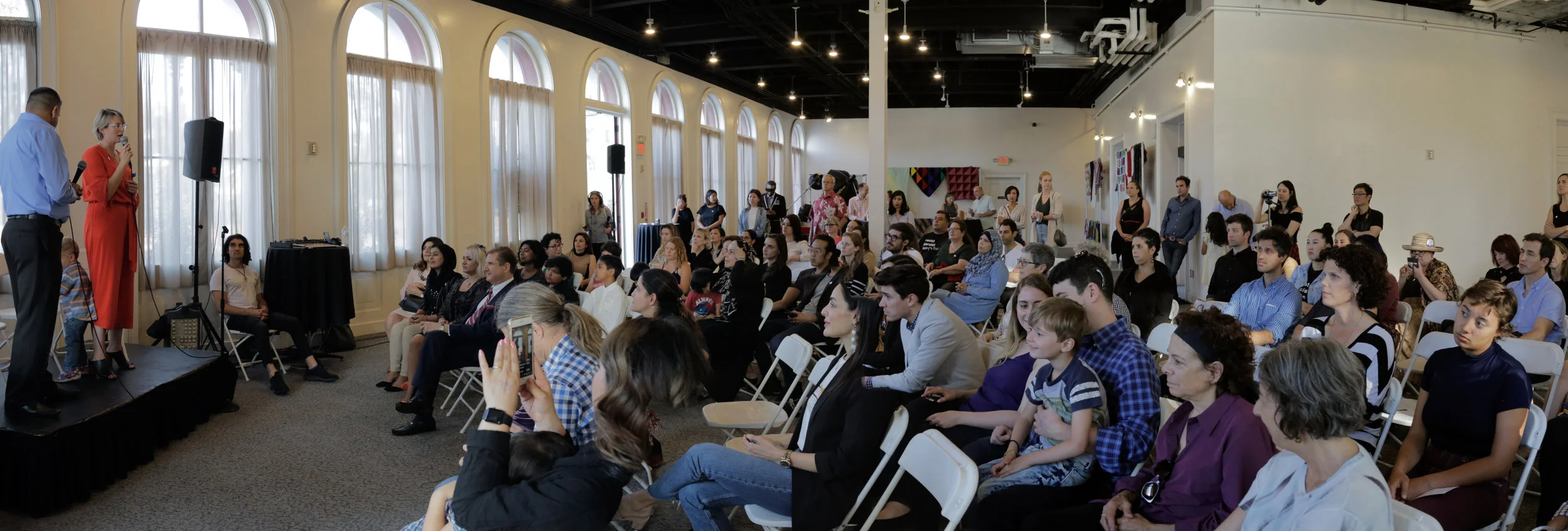 Miry delivering the keynote at New Arrival Festival in Downtown | Los Angeles, 2018