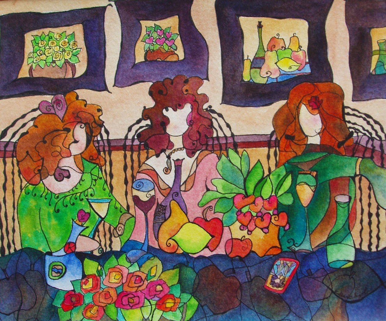 Cocktail-Chats-Watercolour-Painting-by-Karin-Huehold.jpg