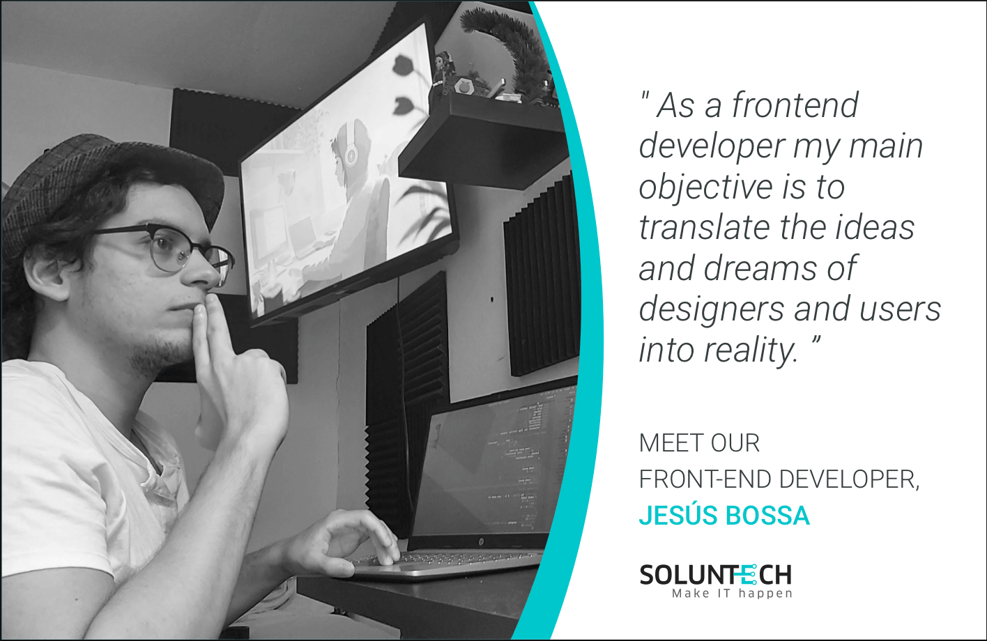 Meet our Front-end Developer - Jesús Bossa