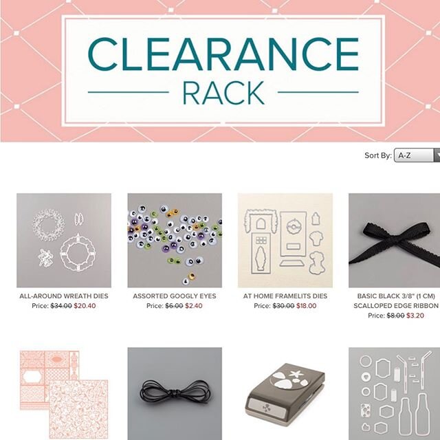 The Clearance Rack is updated with tons of great deals. Shop my online store now for the best selection! Happy Tuesday everyone!