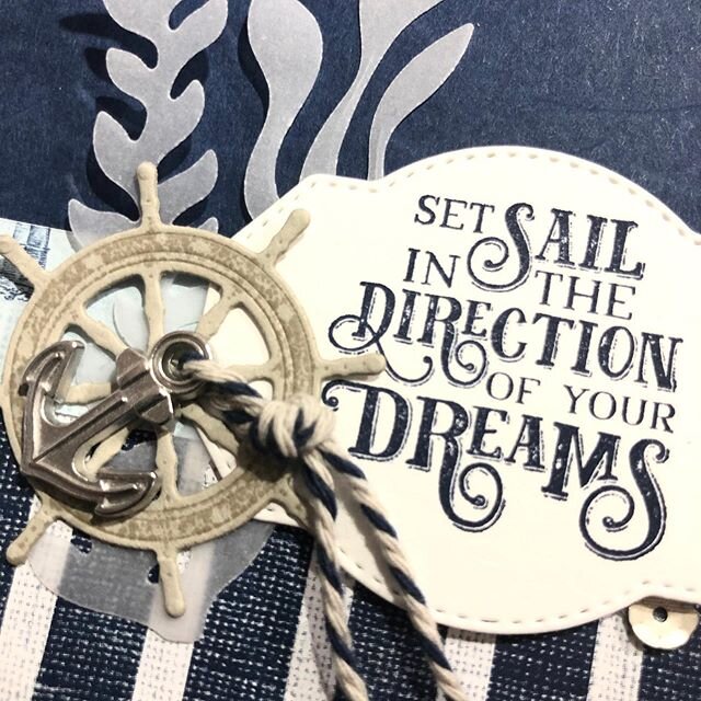 Sailing Home: Card Class for May - kit in the Mail. 
Get some wind in your sail with my card class of the month. You have asked for classes to go and I am excited to share these with you.

Make 6 cards - 2 each of three design at the comfort of your 