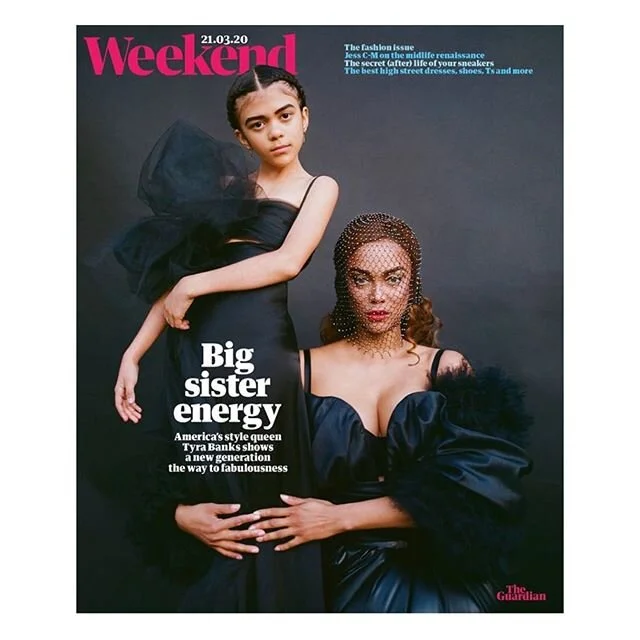 @tyrabanks on the cover of @guardianfashion styled by @brendnalexander assisted by ME