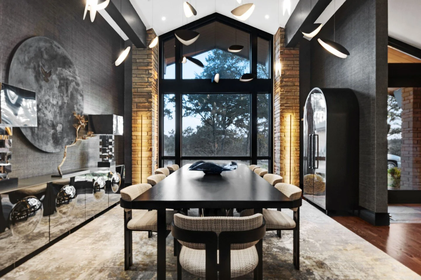 Where style meets gathering ✨

A well-designed dining room isn&rsquo;t just beautiful&mdash;it invites connection.

Elevate your dining experience.

#LuxuryDesign #CuratedInteriors #DFWInteriors #DesignDetails