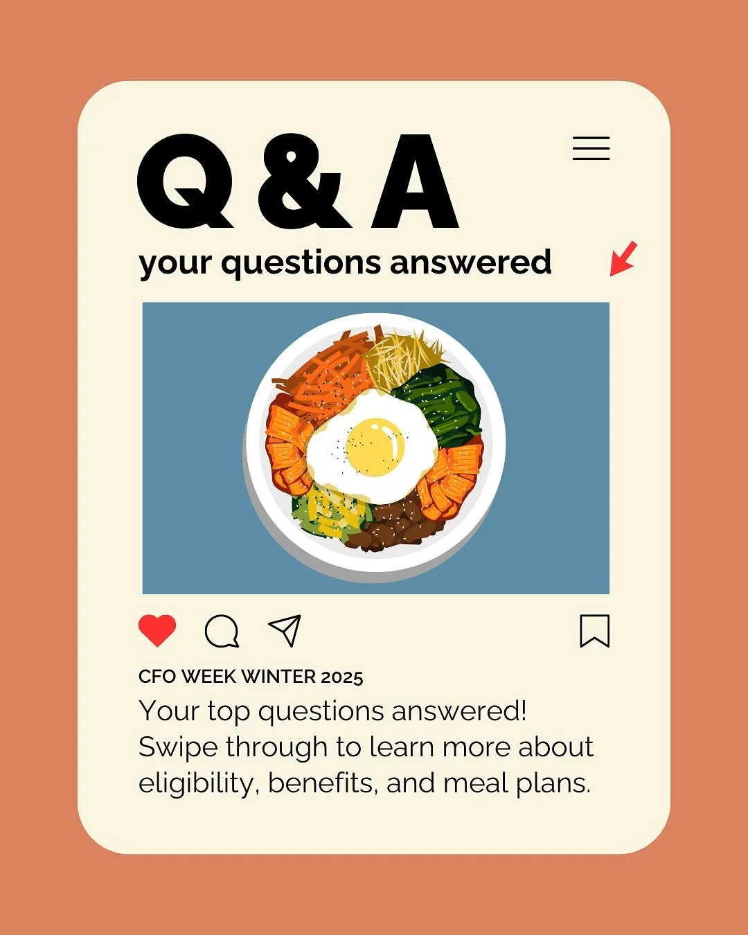 You asked, we answered!!
CFO Week: Your Top Questions—Answered. Clarity, strategy, and insights all in one place.
#CalFreshBenefits #SNAPBenefits #EBTcard #NutritionAssistance #FreshProduce #EndFoodInsecurity #calpolyslo #Calpoly #SLO #SanLuis
