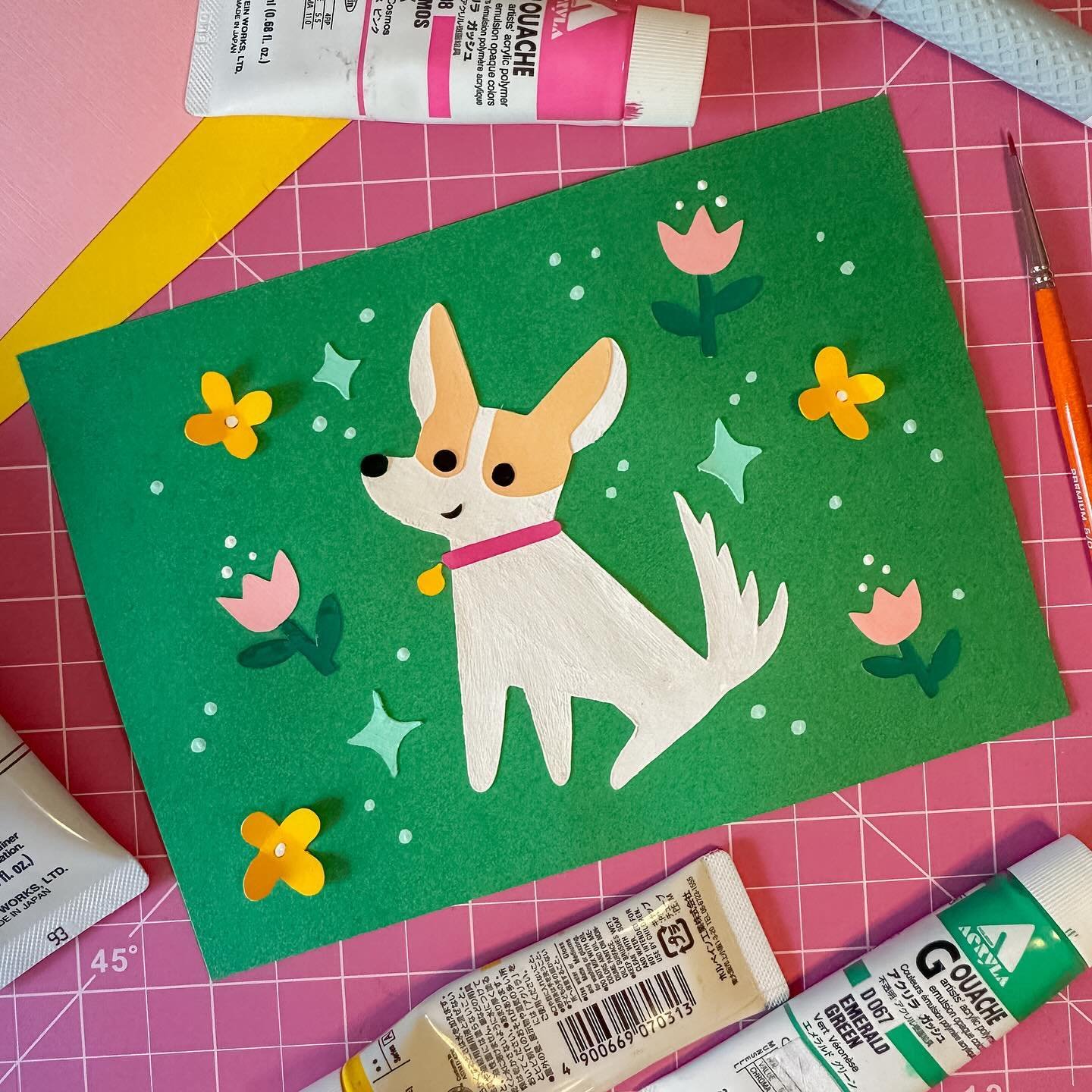Just some paper cut art of my fave girl 🐶🩷

.
.
.

🏷️ paper cut art, illustration, dog