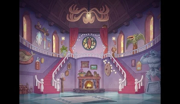Some of my favorite backgrounds I painted for season 3 of Disney&rsquo;s &ldquo;Chibiverse&rdquo;! Now streaming on Disney+ ✨