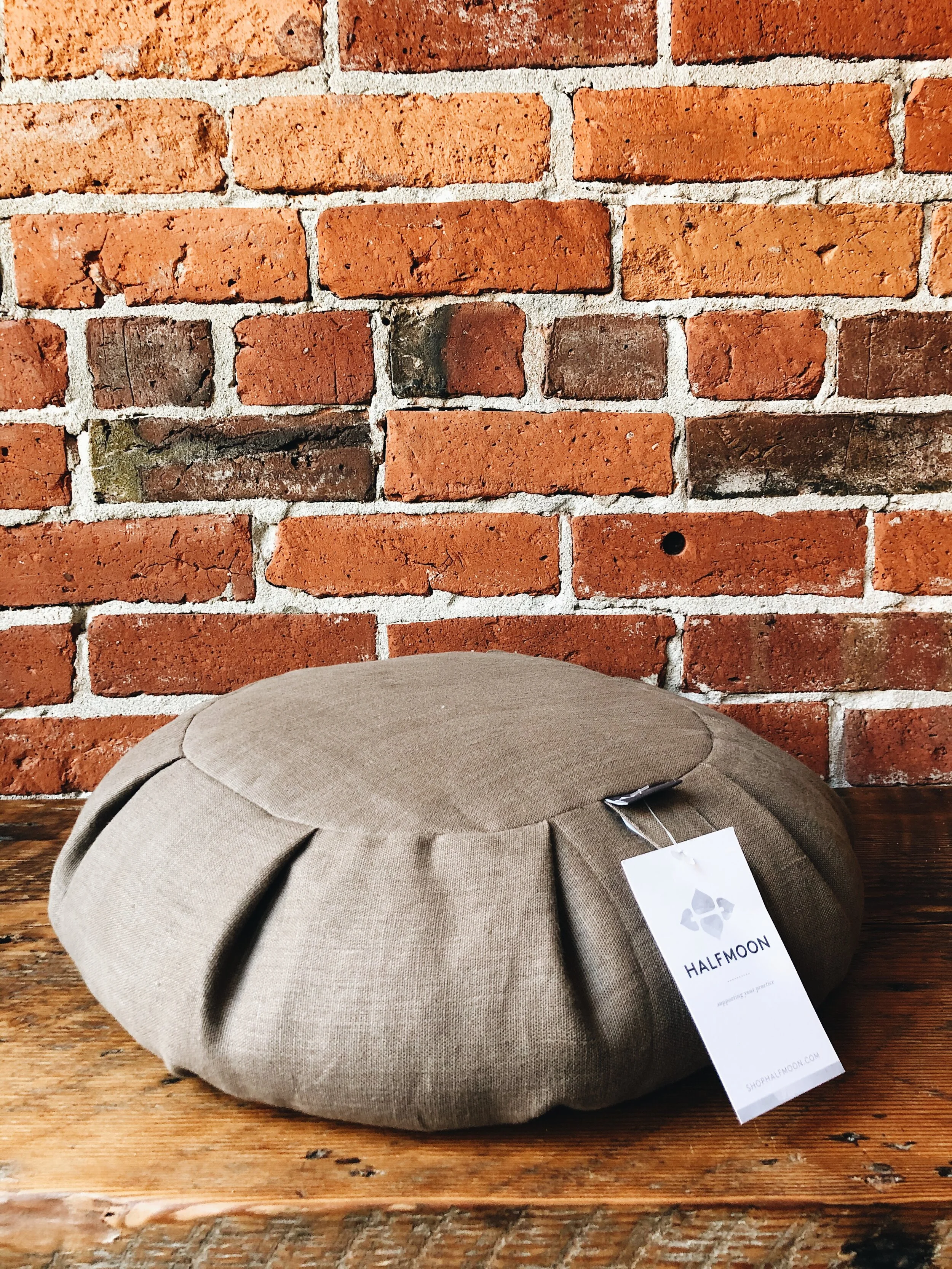 half moon meditation