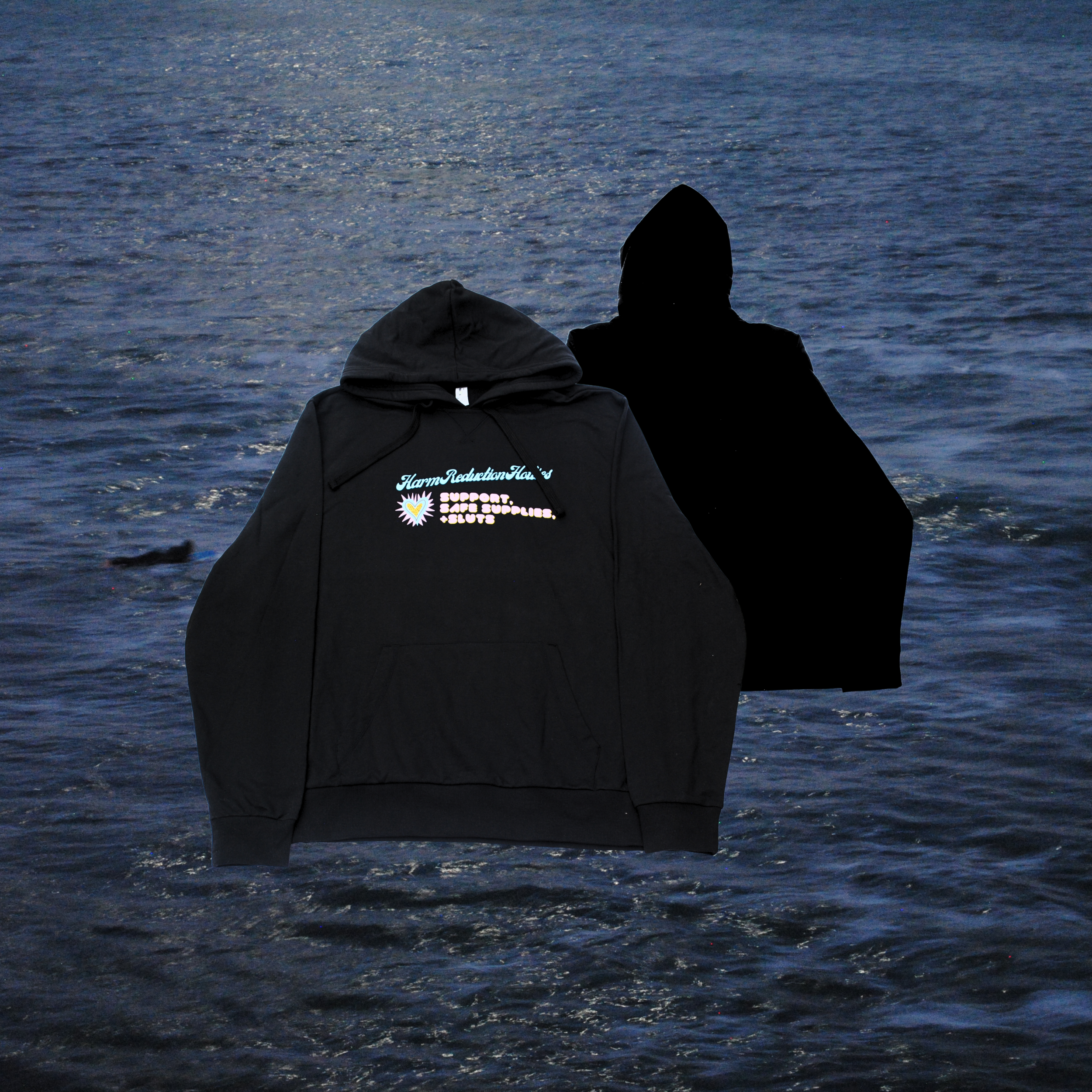 Harm Reduction Hotties Pullover Hooded Sweatshirt