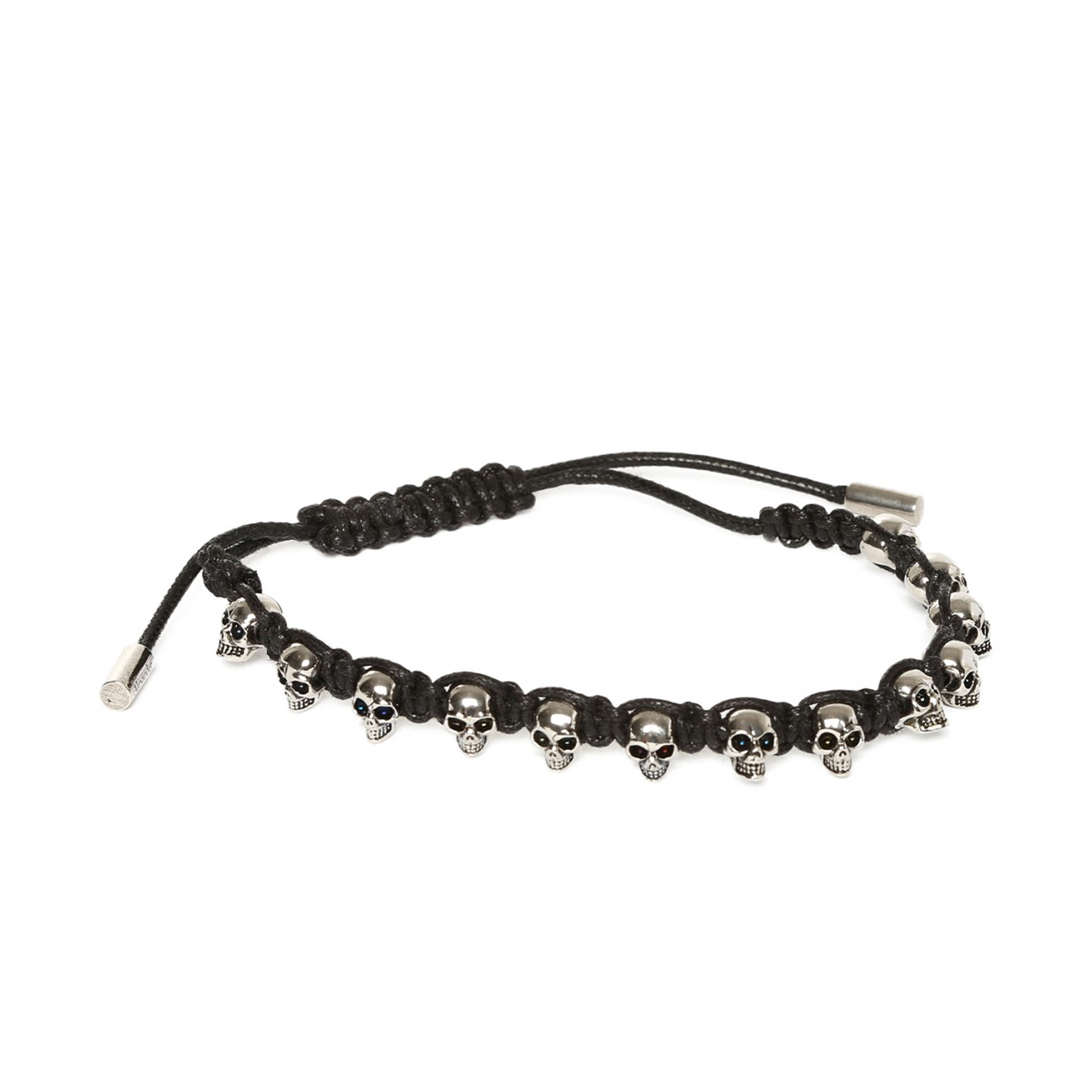 Alexander McQueen Skull-Charm Friendship Bracelet