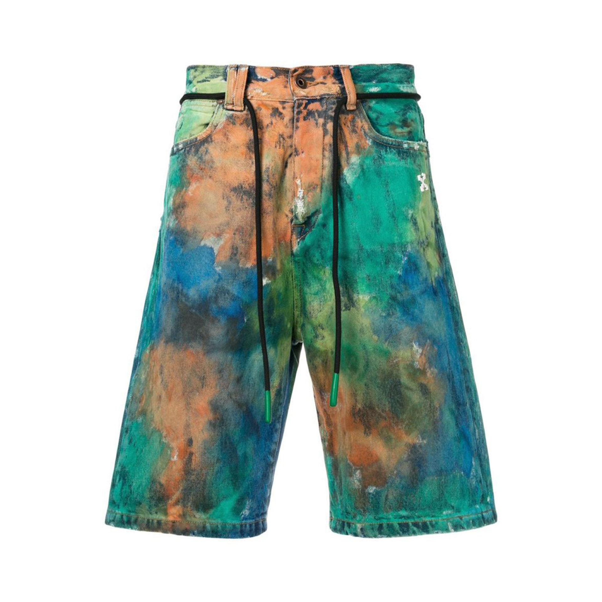 Off-White Paint-effect Shorts