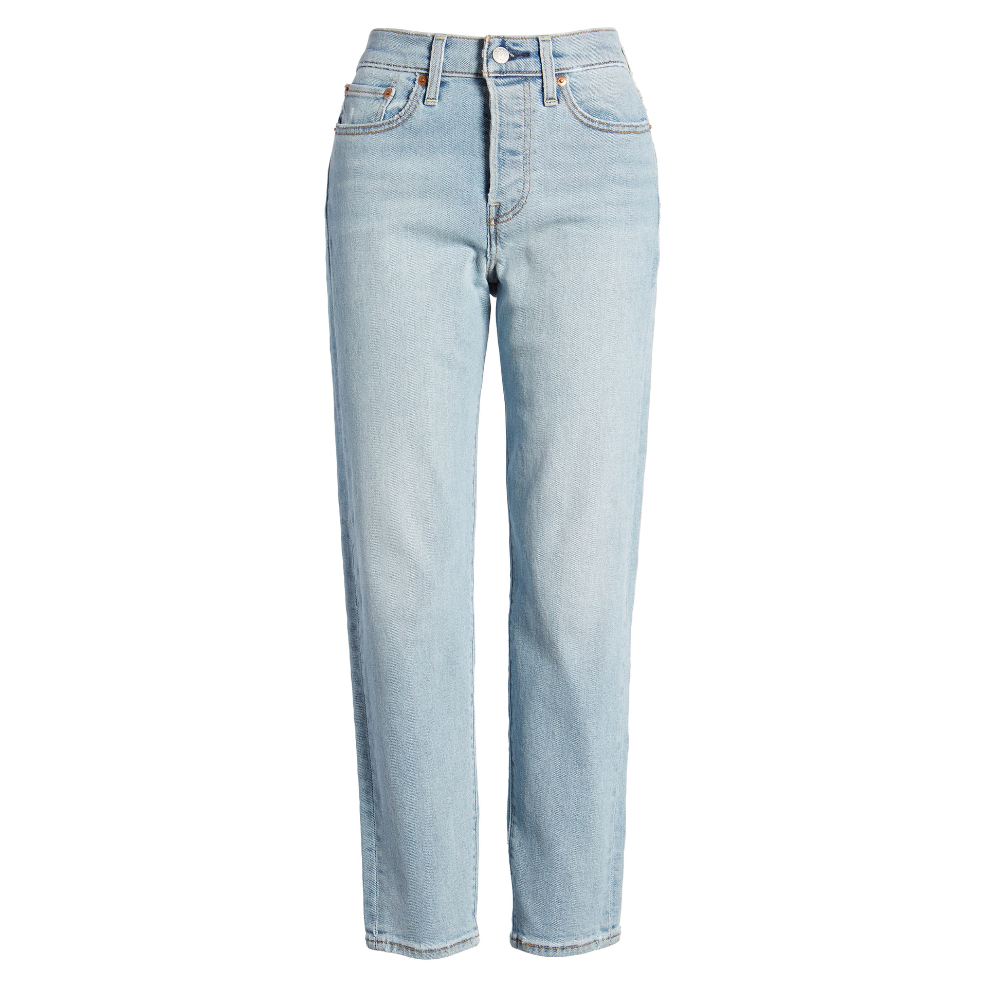 Levi's® Wedgie Icon Fit High Waist Crop Jeans (Bauhaus Blues)