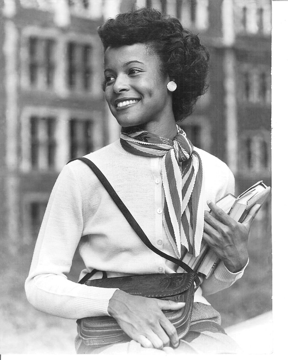Vintage Old Photo Reprint of Very Beautiful African American Black Woman Girl ⭐ 