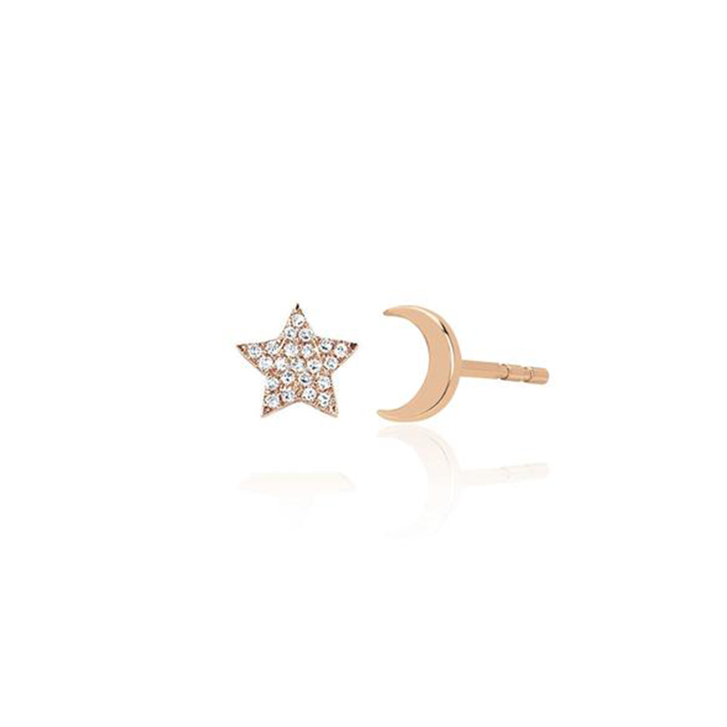 EF CollectionMini Star &amp; Moon Stud Earrings