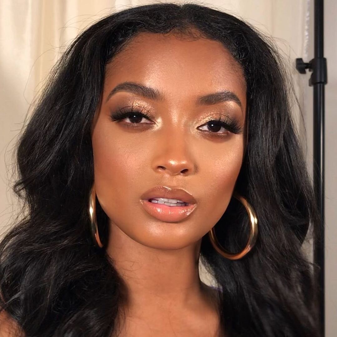 Glowy Makeup Ideas For Brown Girls