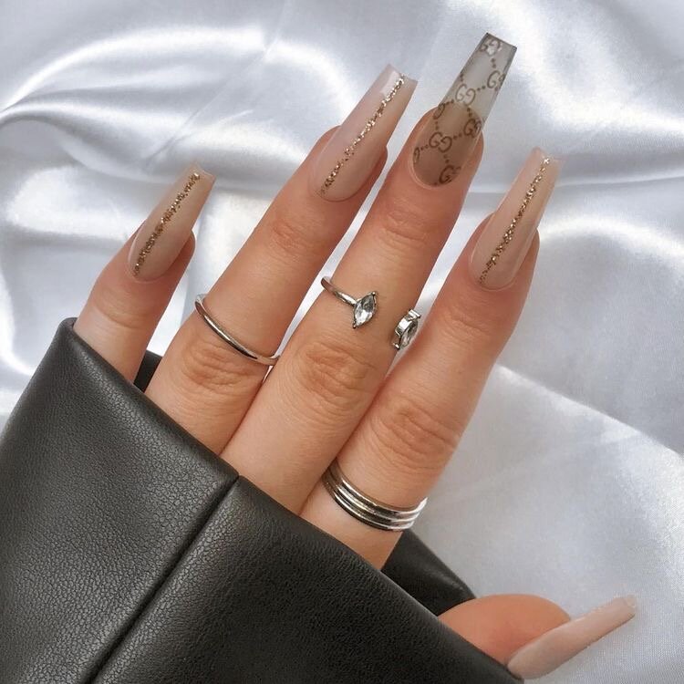 designer nail stickers chanel gucci