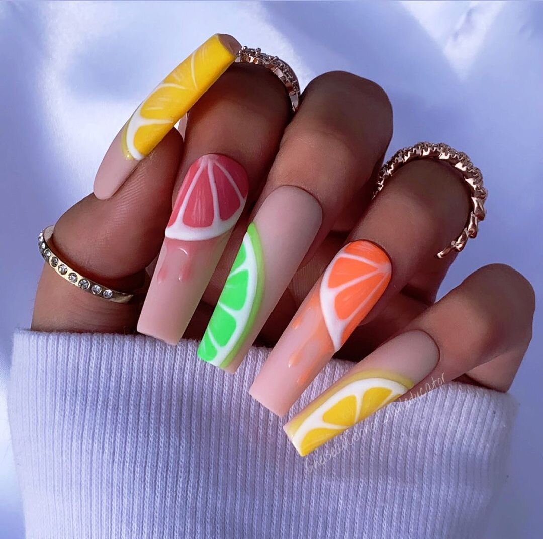14. 15 Nail Designs Inspired by Your Favorite Summer Fruits