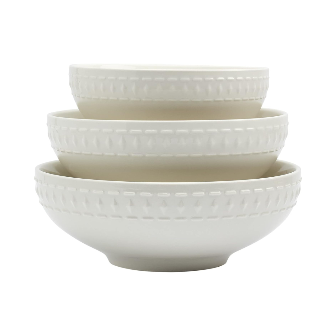 Embossed Bone White Porcelain 3 Piece Serving Bowl Set.png