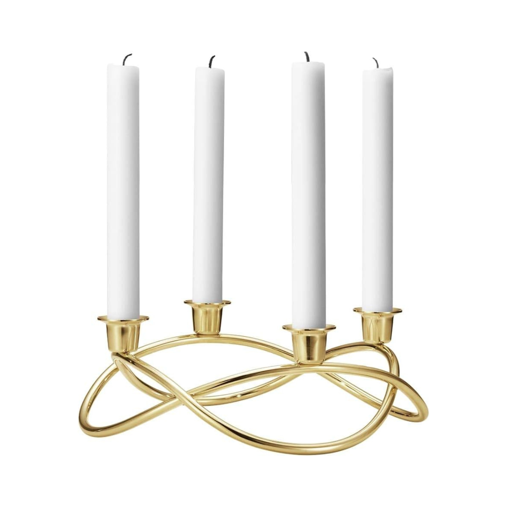 Georg Jensen Season Candleholder - 18kt Gold Plated Stainless Steel - Designed by Maria Berntsen.png