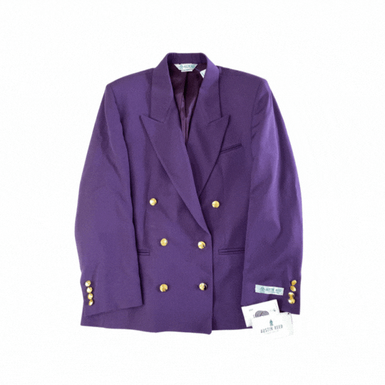 Vintage Austin Reed Dartmouth Women's Wool Purple Blazer