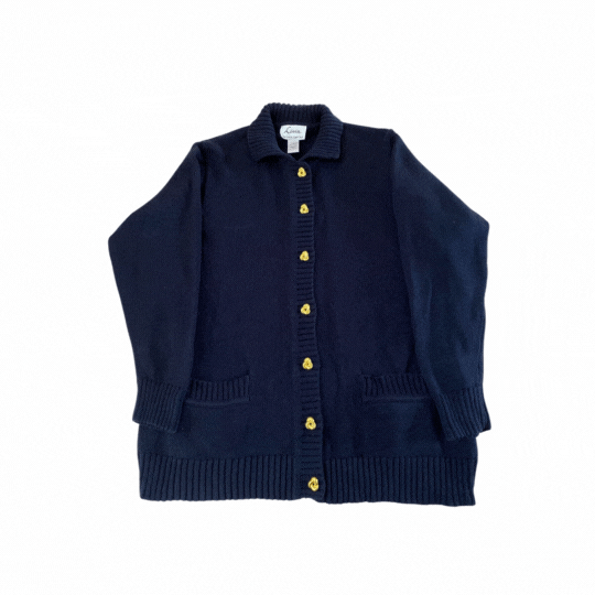 Linea By Louis Dell'olio Navy Cardigan