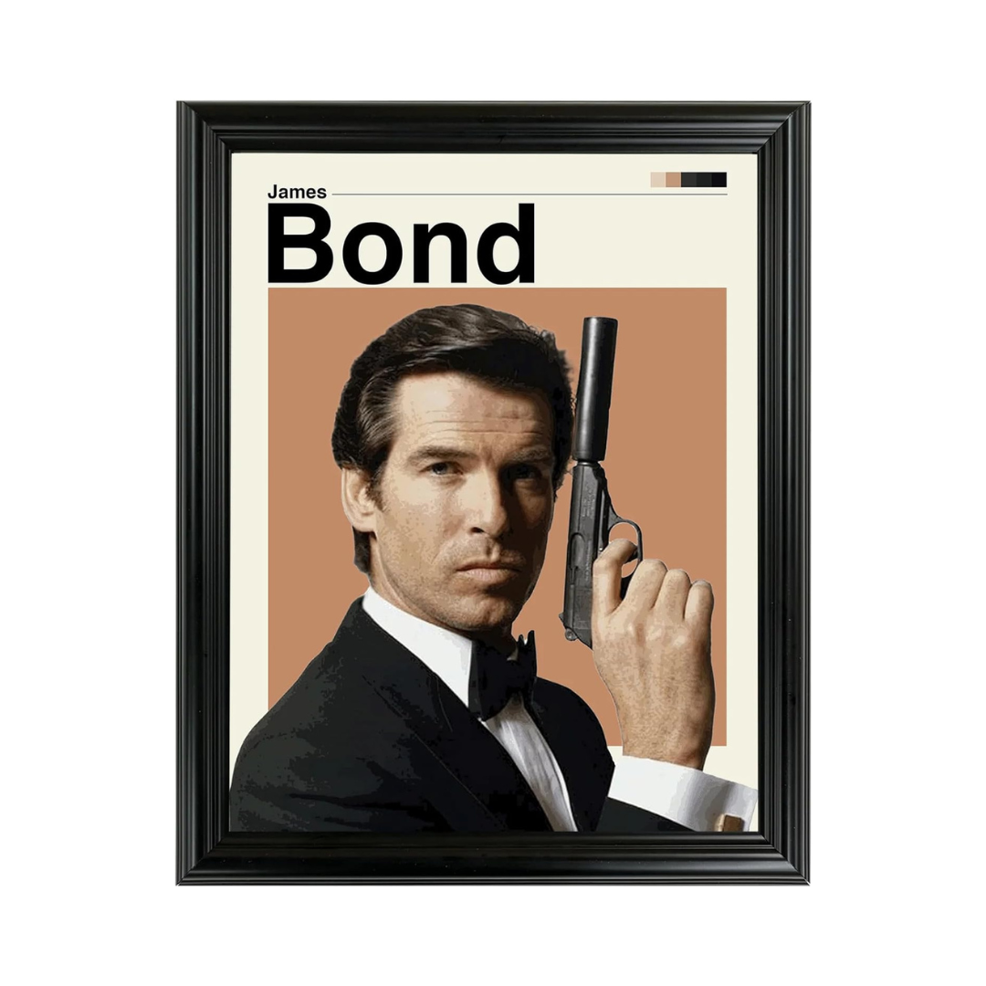 James Bond - Pierce Brosnan Framed Photo by Thomas Maxwell