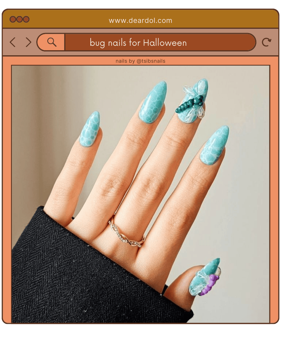 7. Bug Nail Design Ideas