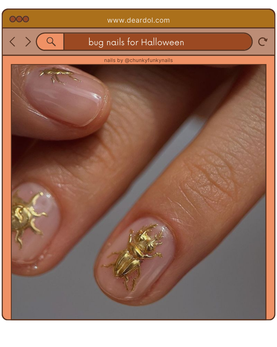 10. Bug Nail Design Ideas
