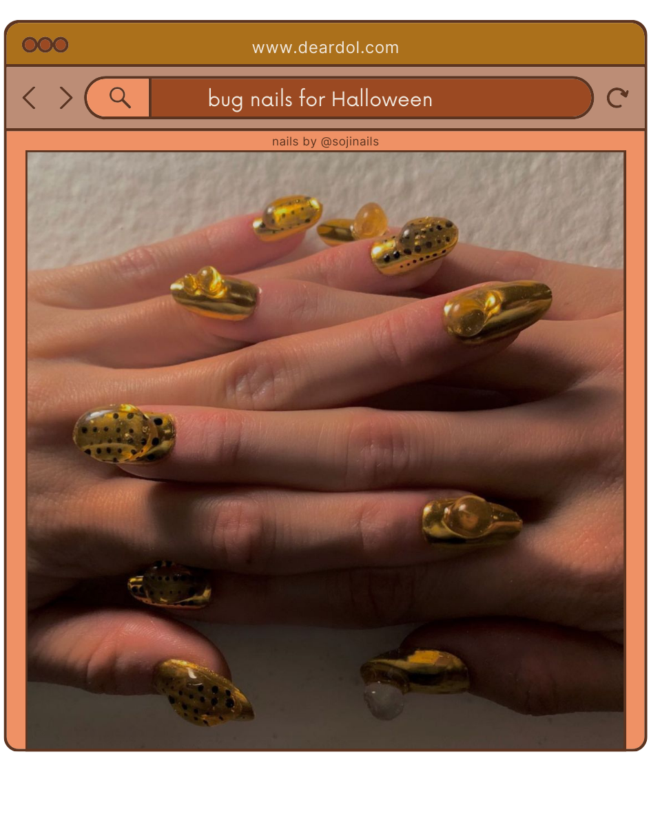 11. Bug Nail Design Ideas | Set by: @sojinails