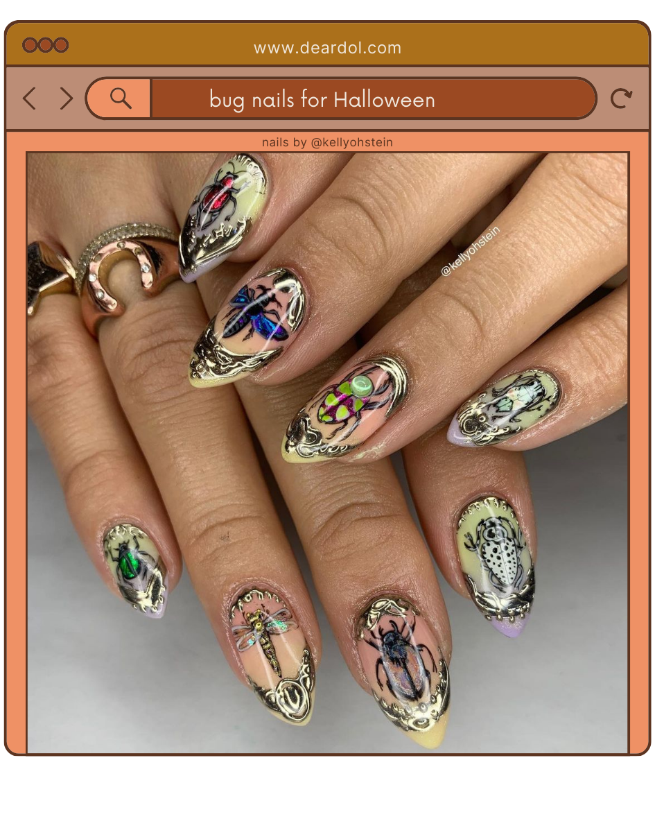 12. Bug Nail Design Ideas