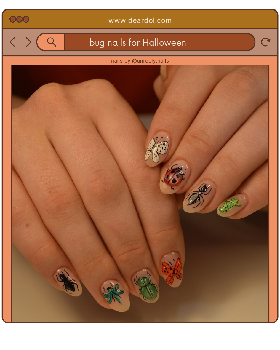 13. Bug Nail Design Ideas