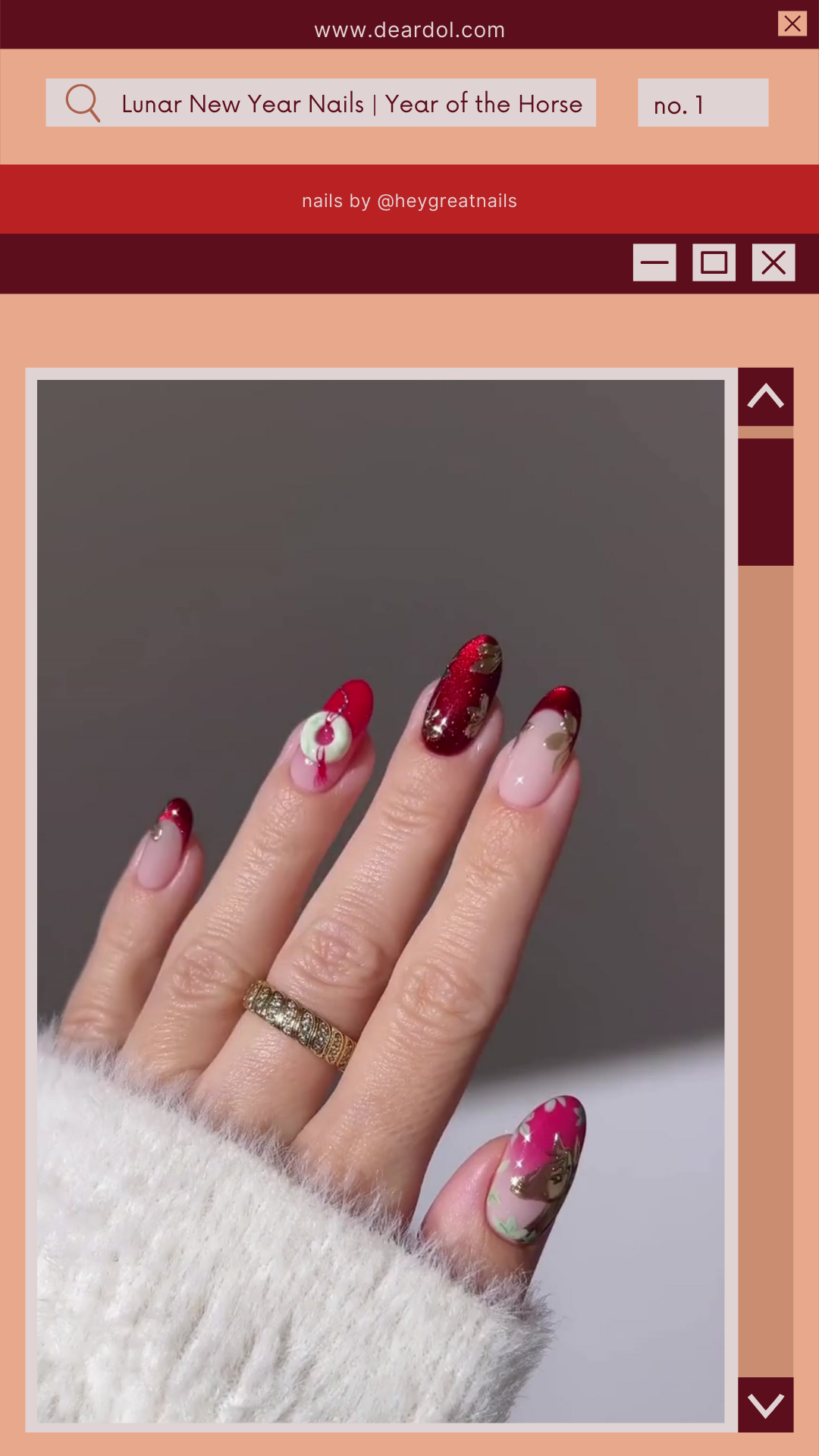 Year of the Horse Nails 🐴🧧🎊 | Lunar New Year