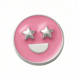 Crocs-Jibbitz-Pink Pastel Enamel Face-deardol.gif