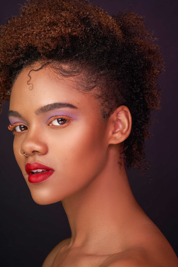 Red Lips Model