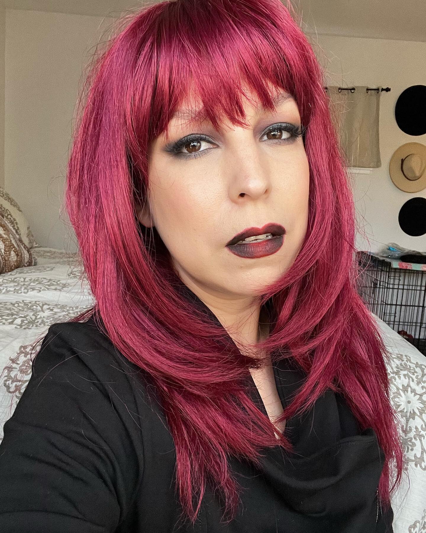 My alter ego. She&rsquo;s sassy. She&rsquo;s fierce. She gets shit done. What should her name be? 

#alterego #anotherme #sassybitch #mua #redwig #redhair #ombrelips #promakeupartist #befierce