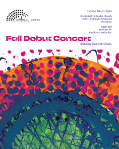 Fall Debut Concert on October 8, 2025 now available on Previous Concerts
