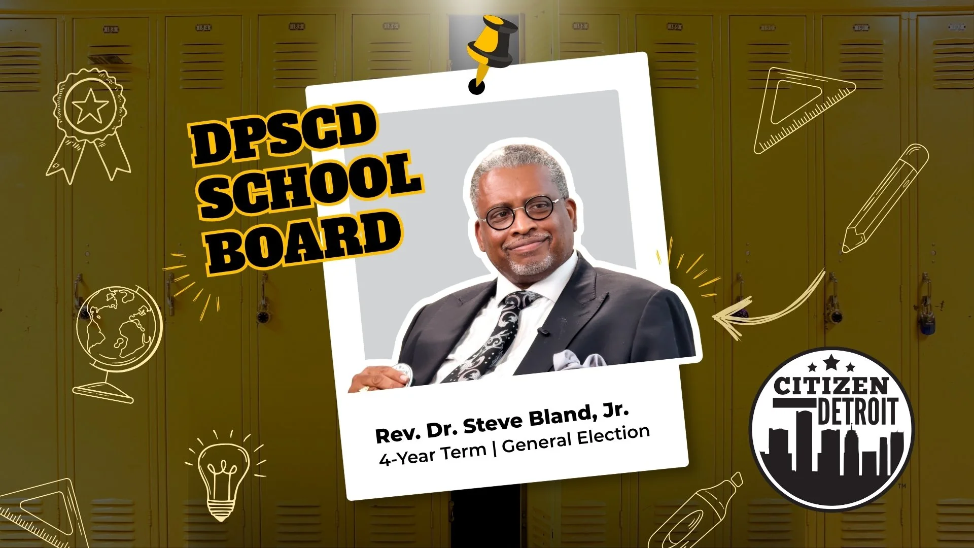 DR. REV. STEVE BLAND JR. | 4-Year Term 2026 DPSCD General Election Candidate
