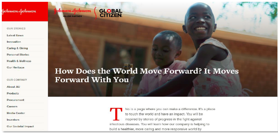 J&amp;J Website