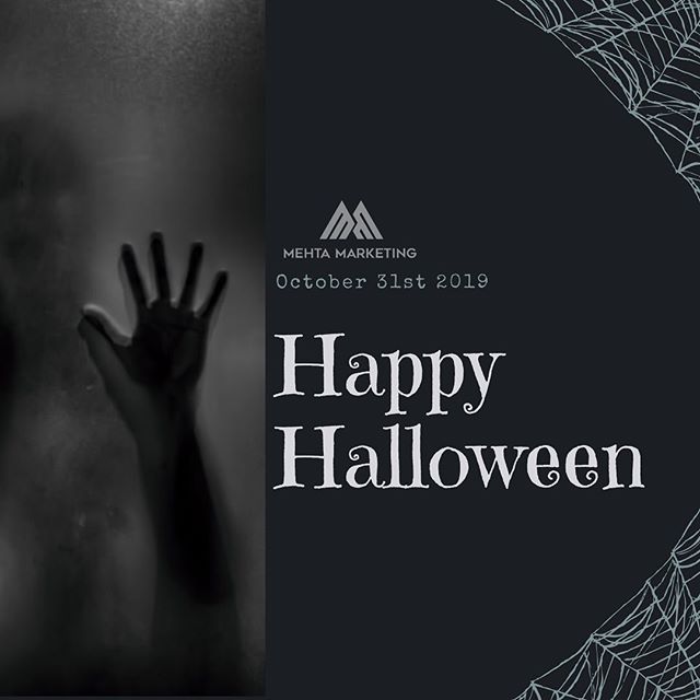 Happy Halloween 🕸🕷🖤 #mehtamarketinginc #creepy #spooky #halloween