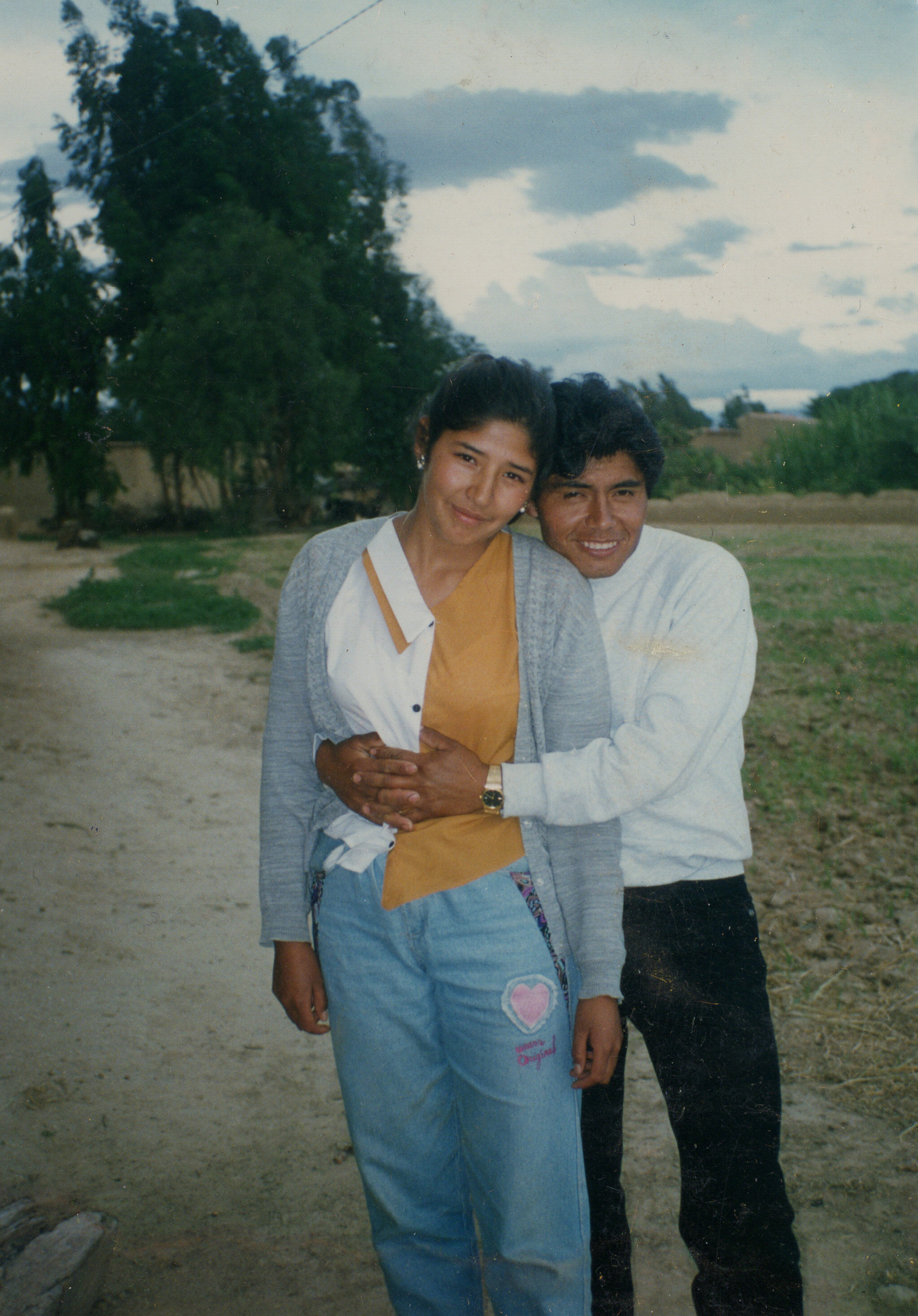  submitted by Jennifer Moya 🇧🇴. “It's a photo of my mom and dad (Olga and Victor, I call them mami y papi) in Tiataco, Bolivia. This is before they were married, they were probably engaged at this point. I really love this photo because it's one of