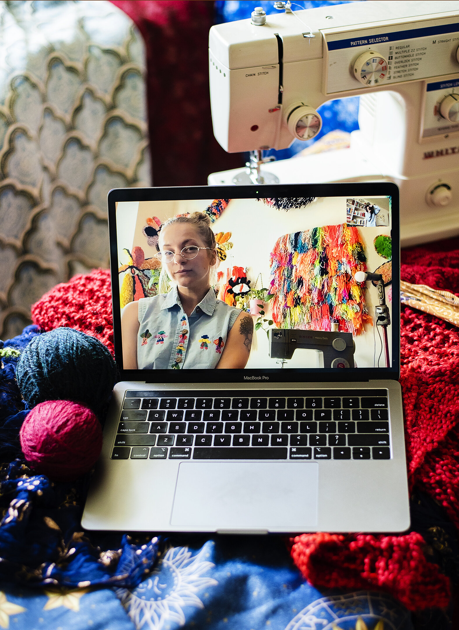 ANDREA – Mask maker, yarn artist – 27 – she/her/hers