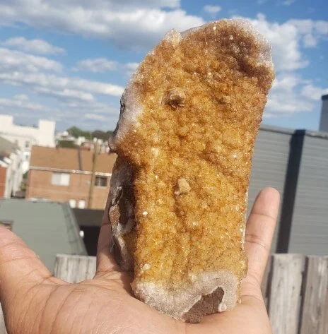 Citrine Geode | Self-Standing Specimen 1.5 lbs 