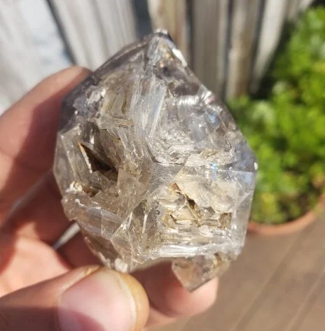 Skeletal Herkimer Diamond | Palm-sized Specimen 