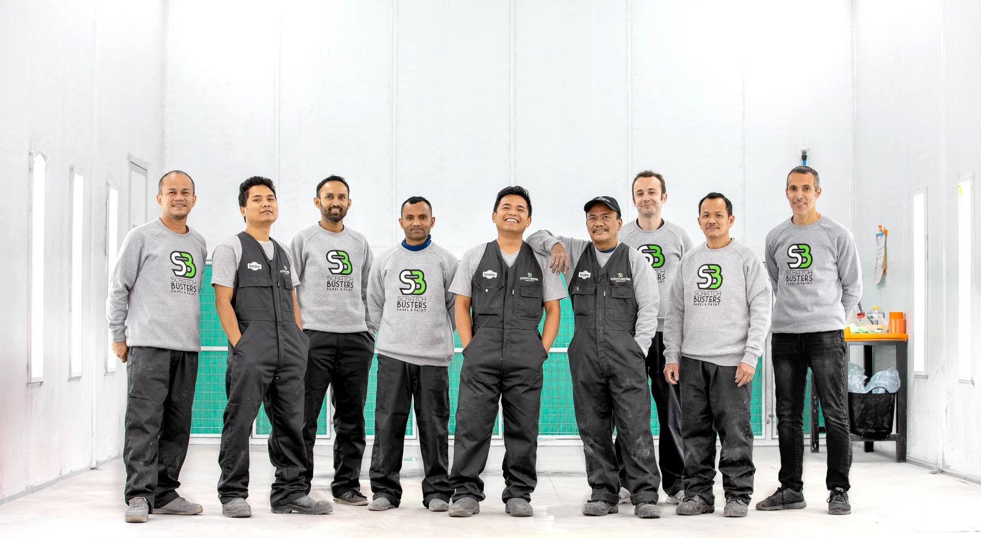 The fantastic team at Scratch Busters Panel and Paint