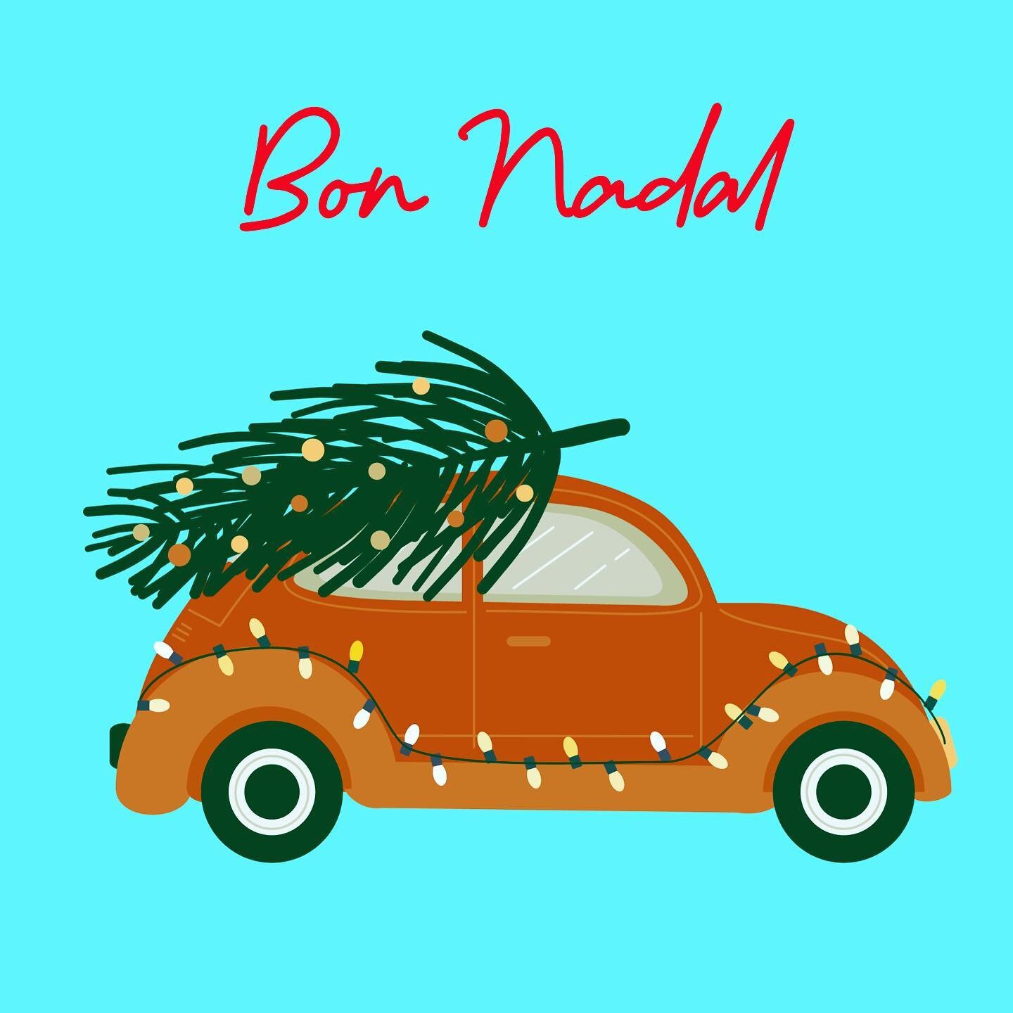 Bon Nadal from the car fixing Catalan! &Agrave;ngel and the team are taking a well earned and will be back on the 10th of Jan. 🎄