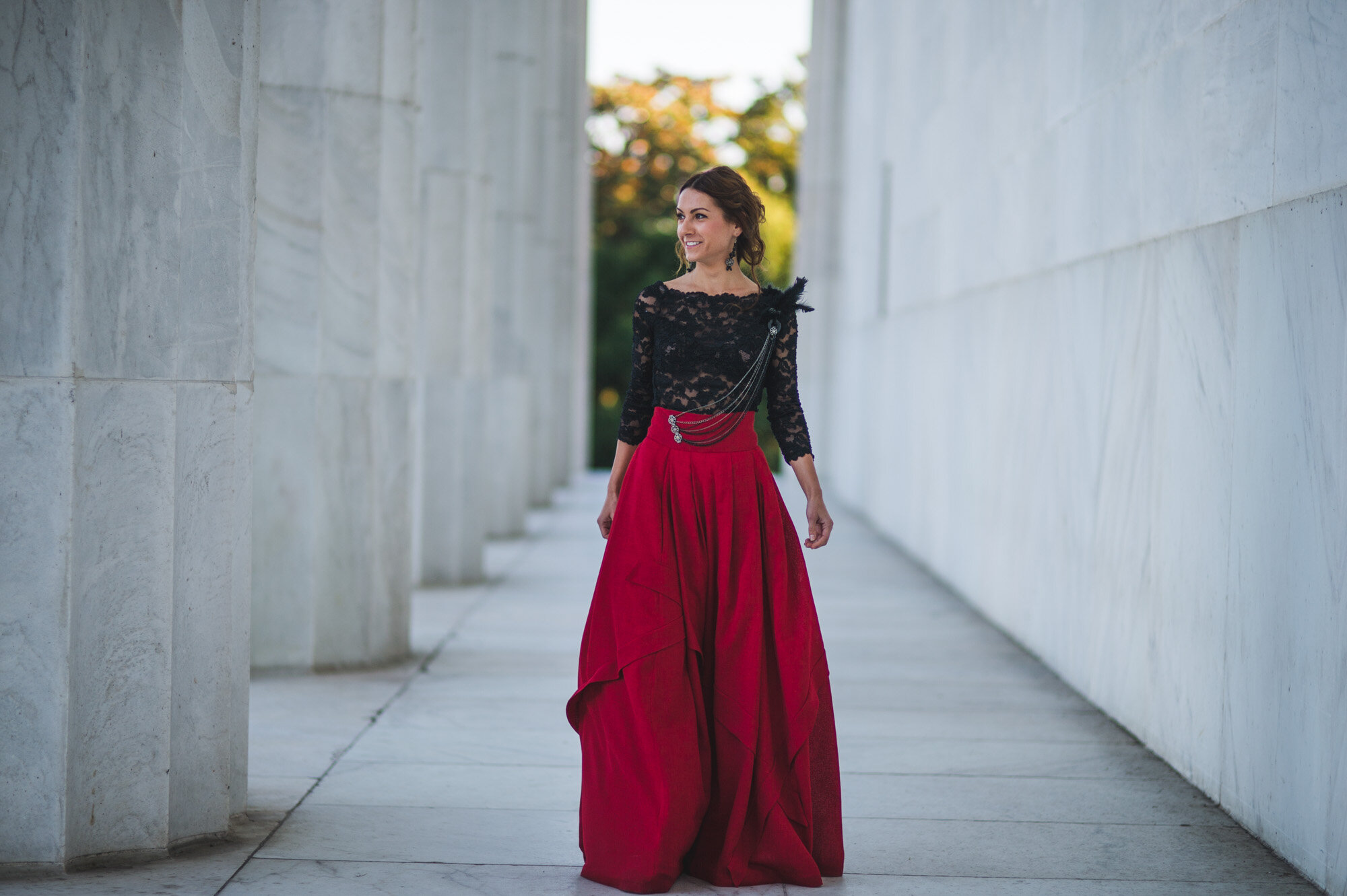 bespoke couture two piece ball gown at Washington Monument designed by Lana Gerimovich with Alis Fashion Design in photographed by Montas Photography.jpg