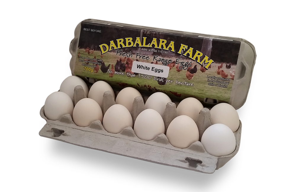 Darbalara Farm Free Range White Eggs