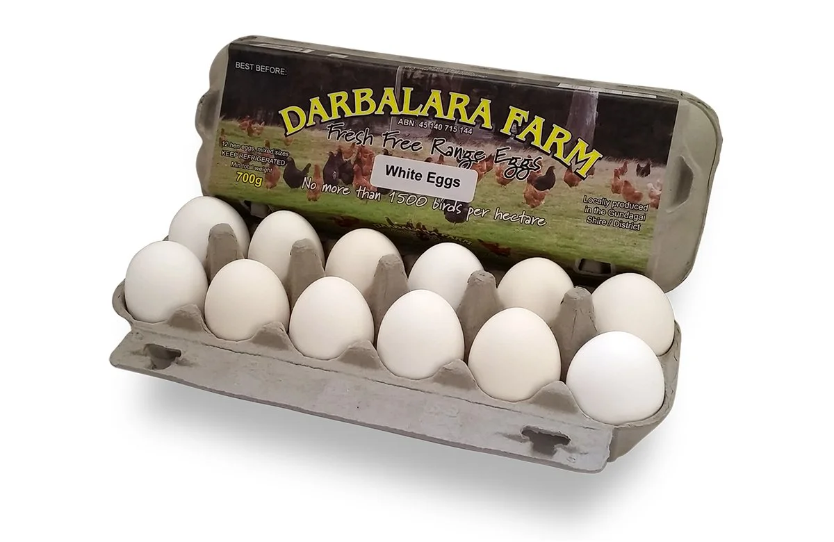 Darbalara Farm Free Range White Eggs