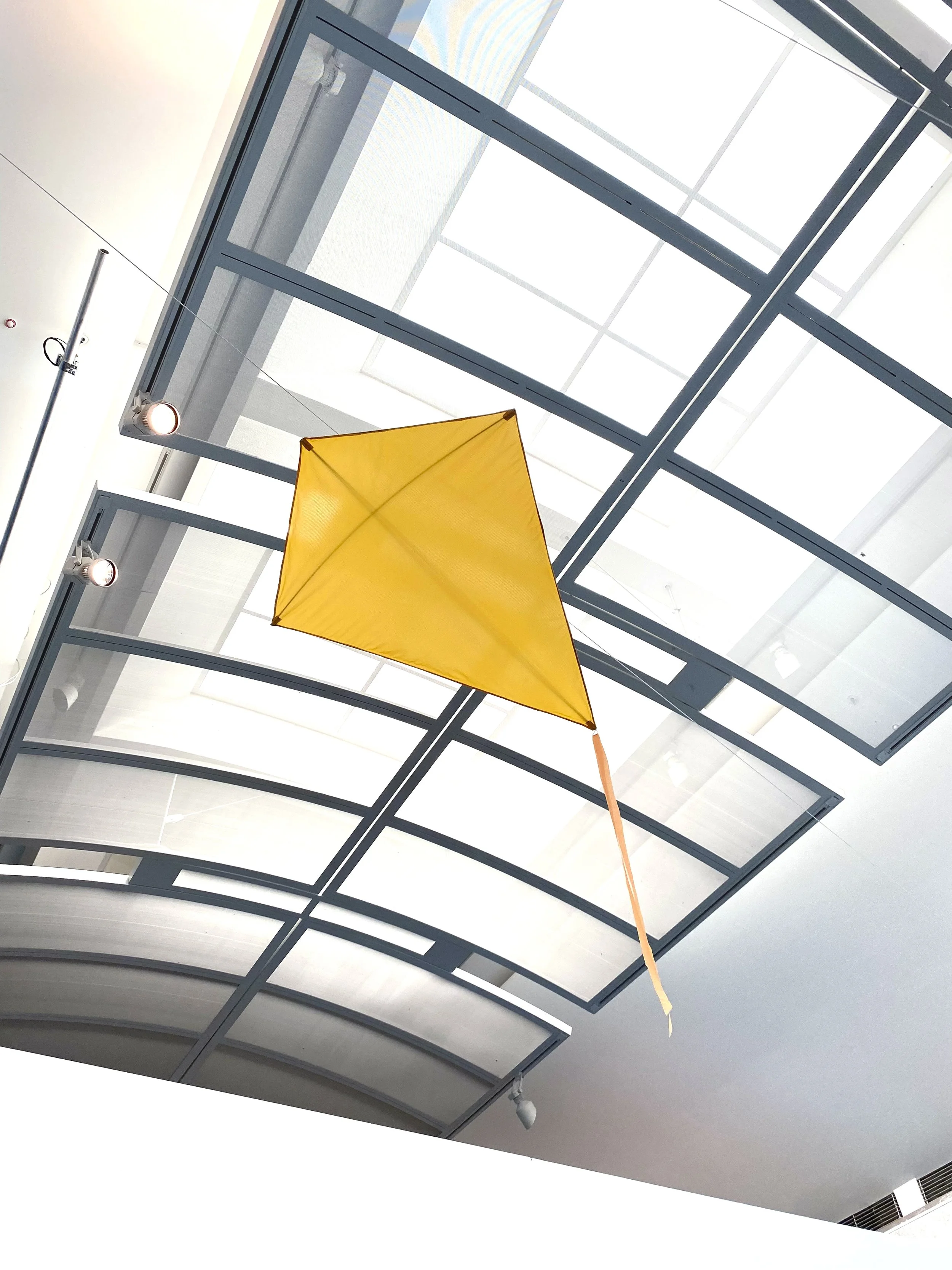   Kite  2022  kite, steel, motor, string, mixed media,  dimensions variable 