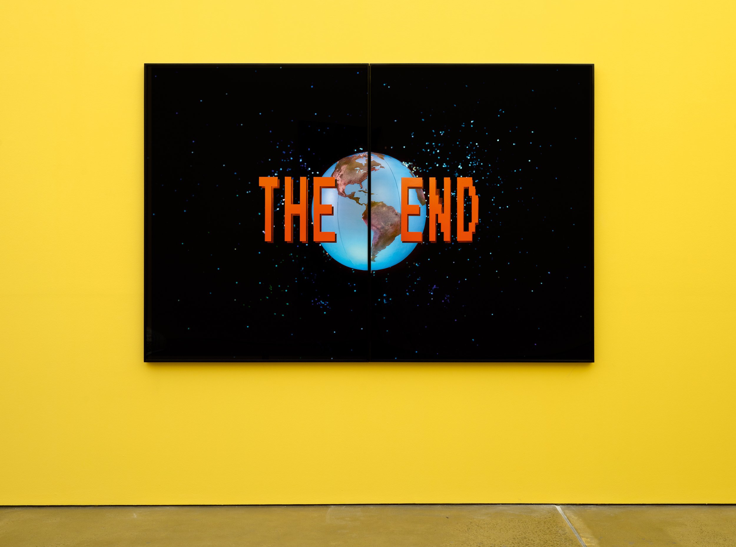 The end 2018 two lightjet prints, 160 x 240 cm