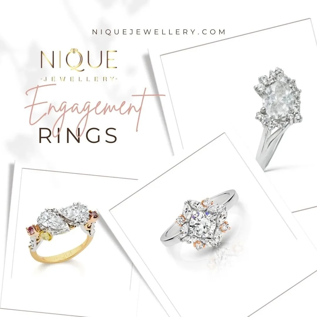 The start of your bespoke Bridal Jewellery is your Engagement ring. 
We love working with our Nique Jewellery clients to create their forever declaration of love.
The family heirloom that will be treasured for generations along with their stories.
#e